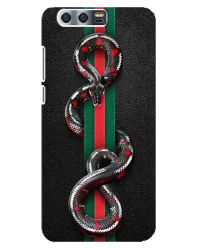 Чехол для Huawei Honor 9 (Glory 9, STF) с картинкой «Gucci — змея на полосе» Чехол для Huawei Honor 9 (Glory 9, STF) с картинкой «Gucci — змея на полосе»