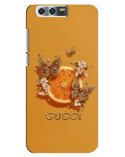 Чохол для Huawei Honor 9 (Glory 9, STF) з картинкою «Gucci — золоті метелики»