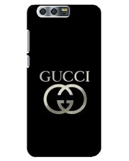 Чохол для Huawei Honor 9 (Glory 9, STF) з картинкою «Gucci — золото на чорному»