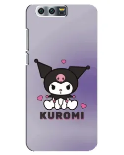 Чохол для Huawei Honor 9 (Glory 9, STF) з картинкою «Kuromi — фіолетовий арт»