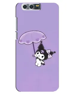 Чохол для Huawei Honor 9 (Glory 9, STF) з картинкою «Kuromi з парасолькою»