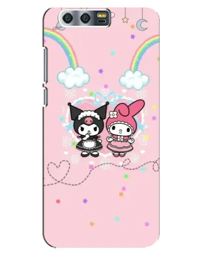 Чохол для Huawei Honor 9 (Glory 9, STF) з картинкою «My Melody та Kuromi»