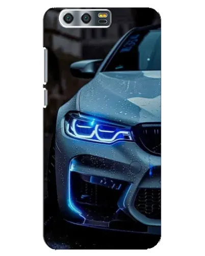 Чохол для Huawei Honor 9 (Glory 9, STF) з картинкою «Погляд BMW з синіми фарами» Чохол для Huawei Honor 9 (Glory 9, STF) з картинкою «Погляд BMW з синіми фарами»