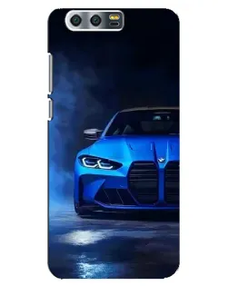 Чохол для Huawei Honor 9 (Glory 9, STF) з картинкою «Блакитна BMW M4»