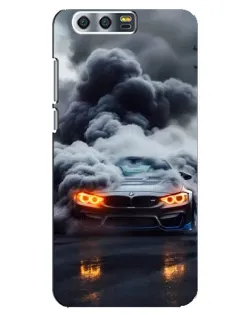Чохол для Huawei Honor 9 (Glory 9, STF) з картинкою «BMW у диму»