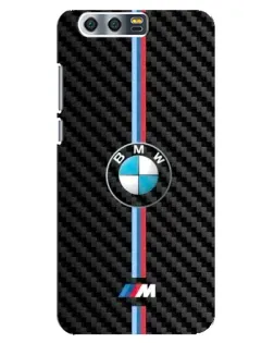 Чохол для Huawei Honor 9 (Glory 9, STF) з картинкою «Емблема BMW та карбон»