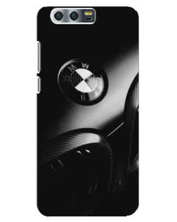Чохол для Huawei Honor 9 (Glory 9, STF) з картинкою «Емблема BMW — макро»