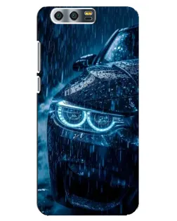 Чехол для Huawei Honor 9 (Glory 9, STF) с картинкой «BMW под дождем»