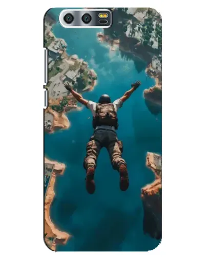 Чохол для Huawei Honor 9 (Glory 9, STF) з картинкою «PUBG — вільне падіння»
