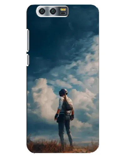 Чохол для Huawei Honor 9 (Glory 9, STF) з картинкою «Герой PUBG на скелі»