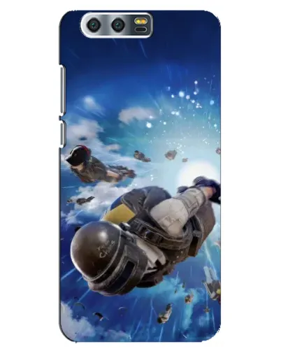 Чохол для Huawei Honor 9 (Glory 9, STF) з картинкою «Десант PUBG — стрибок»