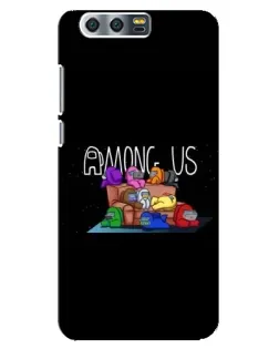 Чохол для Huawei Honor 9 (Glory 9, STF) з картинкою «Логотип Among Us»