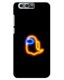 Чохол для Huawei Honor 9 (Glory 9, STF) з картинкою «Among Us неонове сяйво»