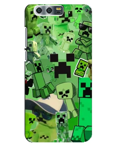 Чохол для Huawei Honor 9 (Glory 9, STF) з картинкою «Кріпери Minecraft»