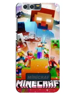 Чохол для Huawei Honor 9 (Glory 9, STF) з картинкою «Minecraft герої гри»