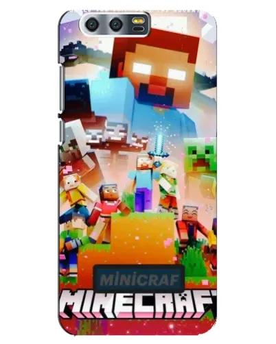 Чохол для Huawei Honor 9 (Glory 9, STF) з картинкою «Minecraft герої гри»