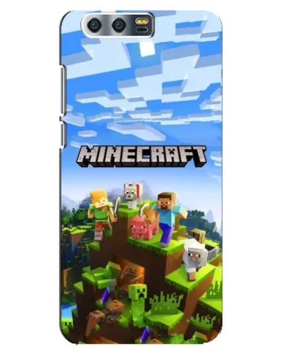 Чохол для Huawei Honor 9 (Glory 9, STF) з картинкою «Minecraft класичний світ»