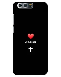 Чохол для Huawei Honor 9 (Glory 9, STF) з картинкою «Серце - Jesus»