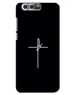 Чехол для Huawei Honor 9 (Glory 9, STF) с картинкой «Тонкий крест» Чехол для Huawei Honor 9 (Glory 9, STF) с картинкой «Тонкий крест»