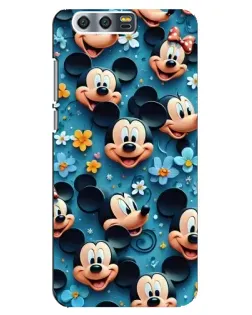 Чохол для Huawei Honor 9 (Glory 9, STF) з картинкою «Паттерн Міккі та Мінні»