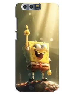 Чохол для Huawei Honor 9 (Glory 9, STF) з картинкою «Сяючий Спанч Боб»