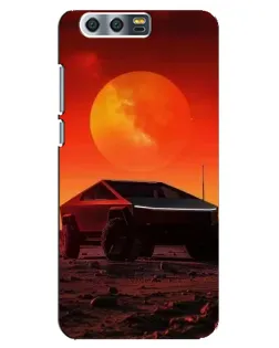 Чохол для Huawei Honor 9 (Glory 9, STF) з картинкою «Cybertruck на Марсі»