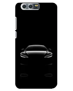 Чохол для Huawei Honor 9 (Glory 9, STF) з картинкою «Силует Tesla Night»