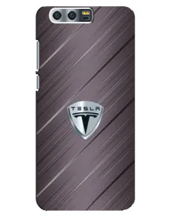 Чохол для Huawei Honor 9 (Glory 9, STF) з картинкою «Металева текстура Tesla»