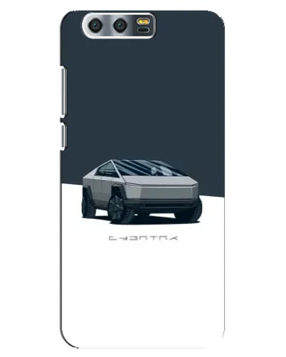 Чохол для Huawei Honor 9 (Glory 9, STF) з картинкою «Сріблястий Cybertruck Tesla»