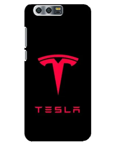 Чохол для Huawei Honor 9 (Glory 9, STF) з картинкою «Tesla Red Logo»