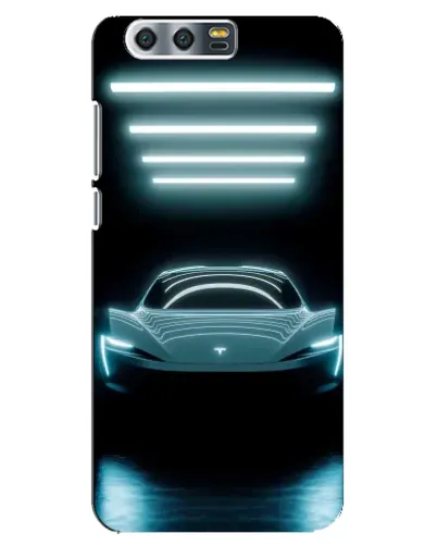 Чохол для Huawei Honor 9 (Glory 9, STF) з картинкою «Tesla в неоні»