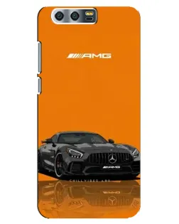 Чохол для Huawei Honor 9 (Glory 9, STF) з картинкою «Помаранчевий Mercedes AMG»