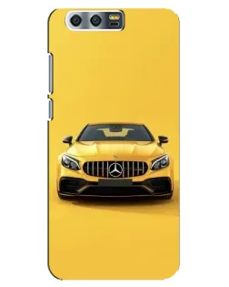 Чохол для Huawei Honor 9 (Glory 9, STF) з картинкою «Жовтий Mercedes GT»