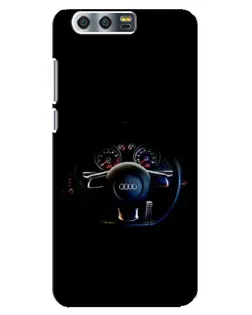 Чохол для Huawei Honor 9 (Glory 9, STF) з картинкою «Салон Audi — кермо»