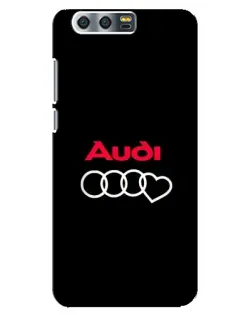 Чохол для Huawei Honor 9 (Glory 9, STF) з картинкою «Логотип Audi Heart»