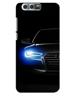 Чохол для Huawei Honor 9 (Glory 9, STF) з картинкою «Неоновий погляд Audi»