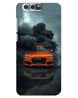 Чохол для Huawei Honor 9 (Glory 9, STF) з картинкою «Audi у хмарах диму»
