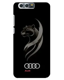 Чохол для Huawei Honor 9 (Glory 9, STF) з картинкою «Графіка — пантера та Audi»