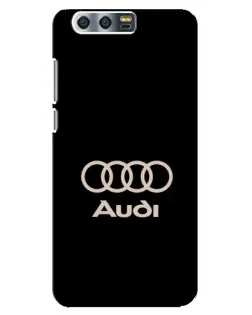 Чохол для Huawei Honor 9 (Glory 9, STF) з картинкою «Audi — золотий логотип»