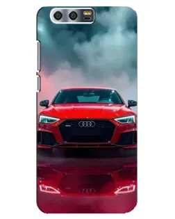 Чохол для Huawei Honor 9 (Glory 9, STF) з картинкою «Audi RS — червоний стиль»