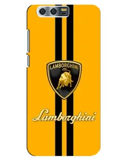 Чохол для Huawei Honor 9 (Glory 9, STF) з картинкою «Lamborghini Stripe жовтий»