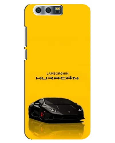 Чехол для Huawei Honor 9 (Glory 9, STF) с картинкой «Lamborghini Huracan черный»