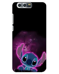 Чехол для Huawei Honor 9 (Glory 9, STF) с картинкой «Неоновый Stitch»