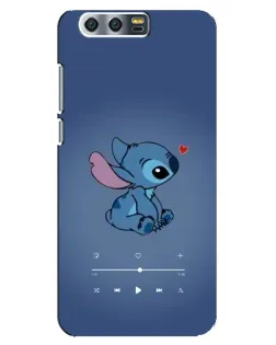 Чехол для Huawei Honor 9 (Glory 9, STF) с картинкой «Музыкальный Stitch»