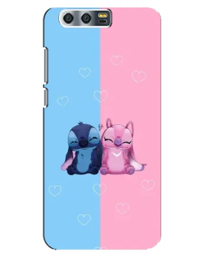 Чехол для Huawei Honor 9 (Glory 9, STF) с картинкой «Stitch и Angel Love» Чехол для Huawei Honor 9 (Glory 9, STF) с картинкой «Stitch и Angel Love»