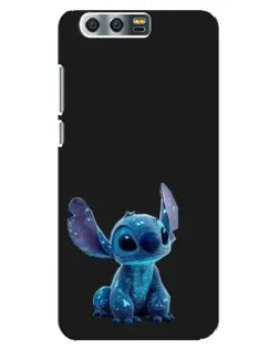 Чехол для Huawei Honor 9 (Glory 9, STF) с картинкой «Стич на черном»