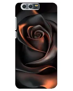 Чохол для Huawei Honor 9 (Glory 9, STF) з картинкою «Шовкова чорна троянда»