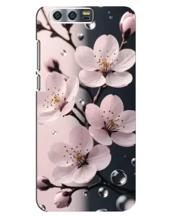 Чохол для Huawei Honor 9 (Glory 9, STF) з картинкою «Ніжня сакура та краплі»