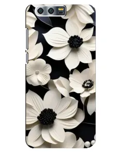 Чохол для Huawei Honor 9 (Glory 9, STF) з картинкою «Об'ємні білі квіти»