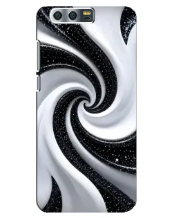 Чохол для Huawei Honor 9 (Glory 9, STF) з картинкою «Чорно-біла спіраль»